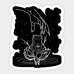 Zen Froggo Sticker